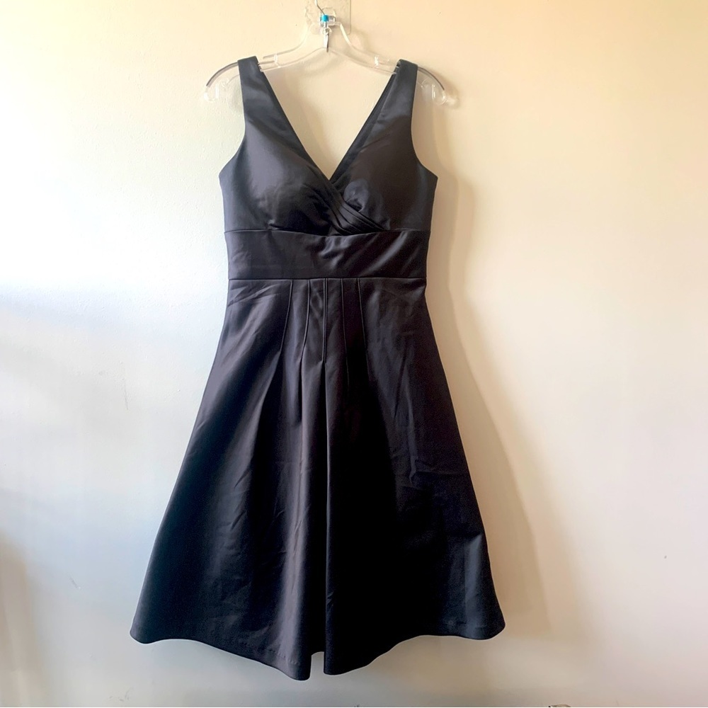 Bill Levkoff MIDI Black Dress Size 10 - Picture 2 of 11